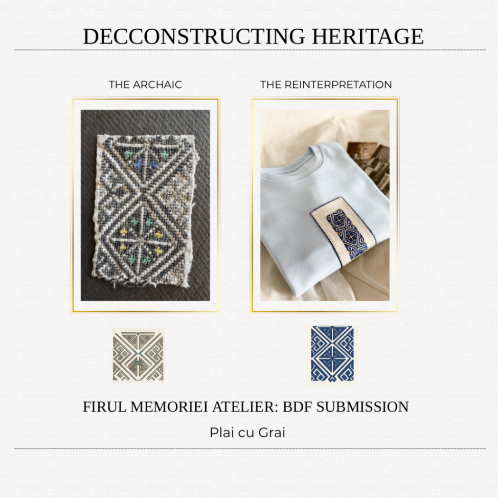 Deconstruirea Patrimoniului - de la motive străvechi la obiecte contemporane. Un atelier de cusături românești